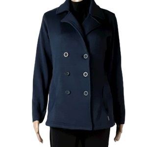 Eddie Bauer knit peacoat size medium